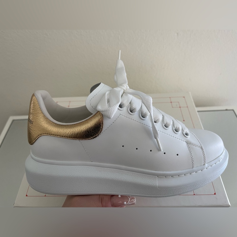 Women’s Metallic Oversized Alexander McQueen Sneakers
